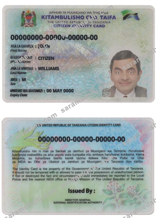 Tanzania ID version 2